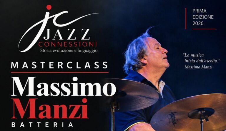 Masterclass a cura di Massimo Manzi: cinquant’anni di esperienza dal vivo e in studio, messi a disposizione dei musicisti.